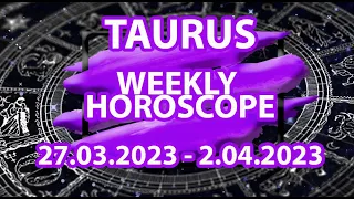 Taurus weekly horoscope | 27th March to 2th April, 2023 | Career, Finance, Love, Health