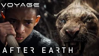 Fighting Off Wild Cats | After Earth | Voyage