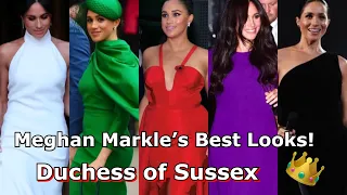 🇺🇸MEGHAN MARKLE, DUCHESS OF SUSSEX 🇬🇧👑 HER MOST ICONIC & STYLSH FASHION LOOKS OF ALL TIME! 👗👠