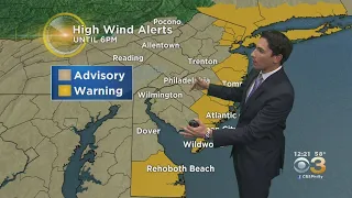 Philadelphia Weather: Wind Advisory In Effect