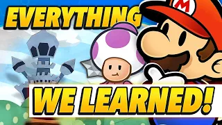 EVERYTHING NEW We've Learned from the Paper Mario TTYD! (Changes, New Features, Music & More!)