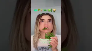 ASMR: Mangio il colore VERDE