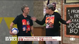 Sérgio Mallandro invade programa do Neto e manda recado para Belo