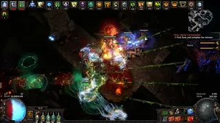 3.8 Blight HC Herald of Agony Guardian (Vaal Temple Tier 16 map)