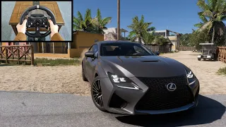 Lexus RC F - Forza Horizon 5 (Steering Wheel logitech g920) Gameplay