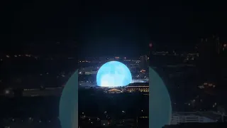 The Sphere From Above! Las Vegas Dazzled By THIS!