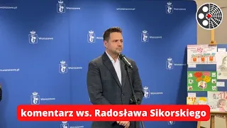 Rafał Trzaskowski: [TVP.info] komentarz w sprawie Radosława Sikorskiego