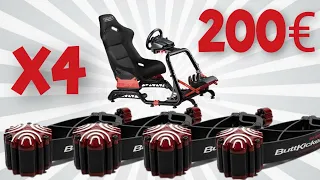 Tutoriel simracing : 4 bass shakers pour 200€