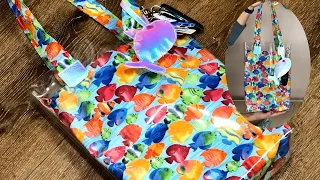 Bolsa de Praia - DIY Vinyl Tote Bag | Aline Nunes - By Aan Crafts