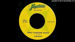 The Chevrons V - What Everyone Wants - Fenton Records (MI)