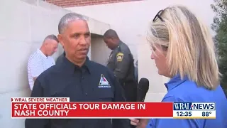 State Officials Touring Nash County EF-3 Tornado Damage; State resources on the way