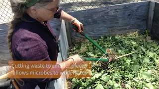 Wind Row Composting Method