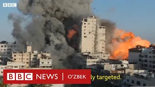 Ғазо: Бирга ухлаб, бирга ўламизми? Ваҳима ичида қолган Фаластин оилалари - BBC News O'zbekiston Gaza