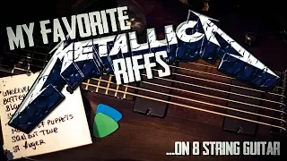 My favorite Metallica riffs on 8 String guitar