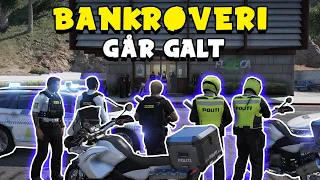 BANKRØVERI GÅR GALT 😲 SKYDERI MOD POLITIET?! 👀