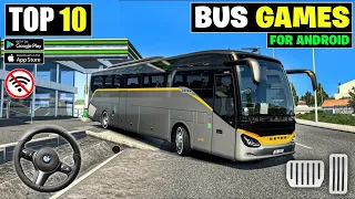 Top 10 Bus Simulator Games For Android | Best bus simulator games for android