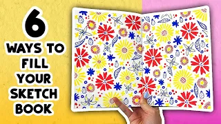 6 Inspiring Ways to FILL Your Sketchbook
