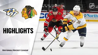 Predators @ Blackhawks 3/27/21 | NHL Highlights