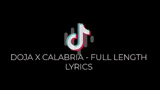 Doja X Calabria mashup (Lyrics) | TikTok Song (full length)