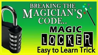 Breaking the Magicians Code | The Magic Locker Code - Simple Trick with a Padlock