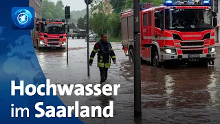 Dauerregen und Hochwasser: Ausnahmezustand im Saarland – Teile von Rheinland-Pfalz auch betroffen