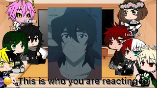 MHA react to deku as Keith | MHA x Voltron | read description