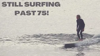 OLDER AUSSIE SURFER Living The Dream on a North Coast Point