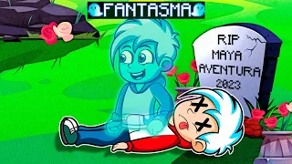 Maya Aventura MUERE y se CONVIERTE en FANTASMA 💀👻EN MINECRAFT