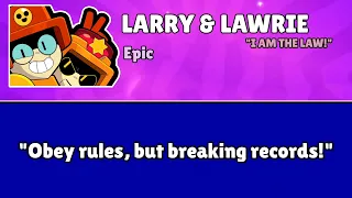 Larry & Lawrie Voice Lines - Brawl Stars