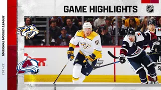 Predators @ Avalanche 4/28 | NHL Highlights 2022