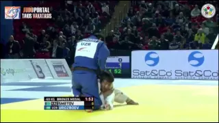 Judo Grand Prix Tbilisi 2015 Bronze -60kg SMETOV Yeldos (KAZ) vs. UROZBOEV Diyorbek (UZB)