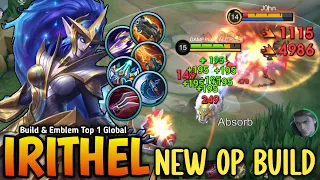 Irithel New OP Build and Emblem Insane Lifesteal (YOU MUST TRY) - Build Top 1 Global Irithel