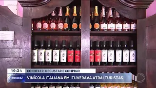 Conhecer, degustar e comprar: vinícola italiana atrai turistas em Ituverava