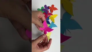 How To Make Paper Butterfly Wall hanging  || DIY Room Decor With Paper Butterflies