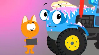Котенок и автомойка 🚜😺 – Торт – Серия 2 | Мультик для детей про машинки