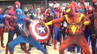 SPIDER-MAN: Spider-Verse Mayhem at MegaCon! Real Life Superhero Movie - TheSeanWardShow