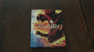 The Flash Season 3 Blu-Ray SteelBook Unboxing (Digital Contest Closed)