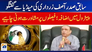 Zardari expresses displeasure over petrol price hike by govt