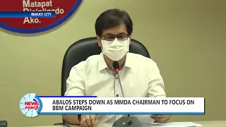 Abalos steps down as MMDA chairman to focus on BBM campaign