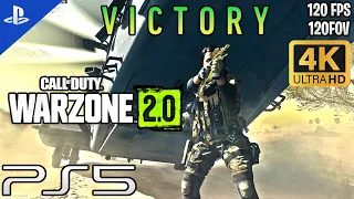 COD Warzone 2.0 PS5 solos victory gameplay 120fps