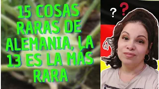 15 cosas típicas raras en Alemania, la 13 es la más rara!