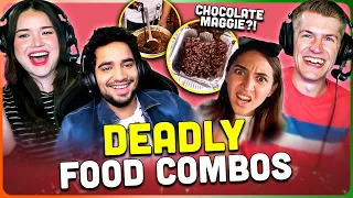 Samay Raina's Reaction To Deadly Food Combos Ft. Nishant Tanwar & Sahiba Bali REACTION! | Zomato