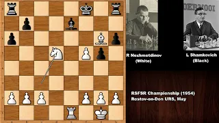 No Reverse Gear: Nezhmetdinov vs Shamkovich (1954)