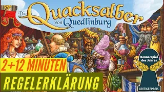 Die Quacksalber von Quedlinburg Regeln Anleitung Kennerspiel des Jahres 2018