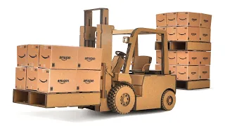 How to Make RC Forklift from Cardboard