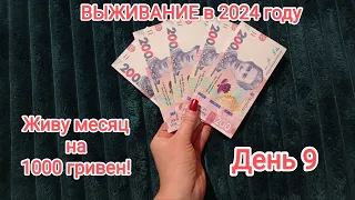 ВЫЖИВАНИЕ - месяц на 1000 гривен ( 2400 руб или 26 долларов) День 9