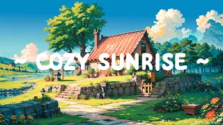 Cozy Sunrise ☀️ Lofi Keep You Safe ♨️ Lofi Hip Hop ~ Lofi Meditication / lofi study - relax - sleep