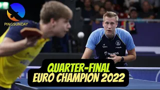 Quarter Final - Möregårdh Truls SWE – Falck Mattias SWE | Euro Champion 2022
