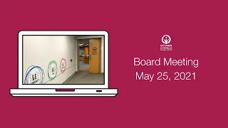 OCSB - Board Meeting - May 25, 2021