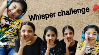 whisper challenge | funny headphone challenge |mama kids fusion